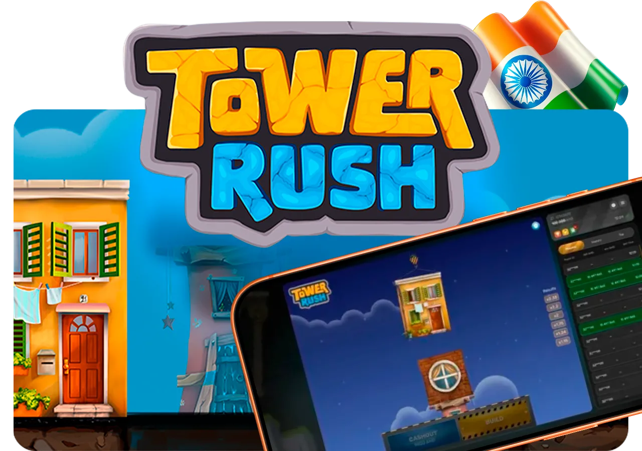 Tower Rush slot logo